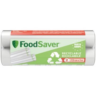 Lot de 2 rouleaux thermosoudables 28 cm x 3 m
