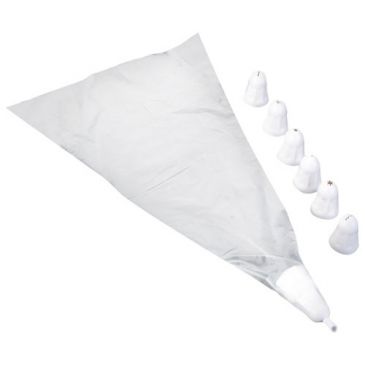 Lot de 3 poches à douilles jetables + 7 douilles