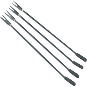 Lot de 4 curettes à homard en inox 