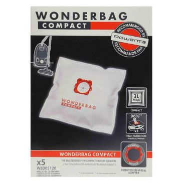 Lot de 5 sacs aspirateur Wonderbag Compact - WB305120