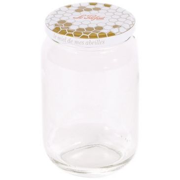 Lot de 6 pots à miel 385 ml / 63 mm