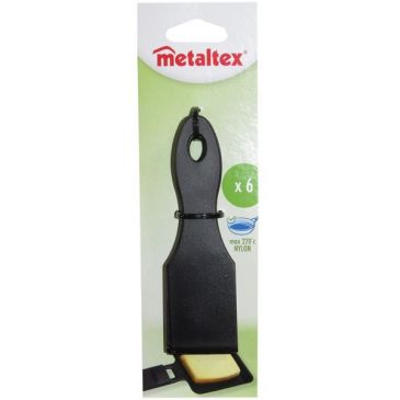 Lot de 6 spatules à raclette en nylon 
