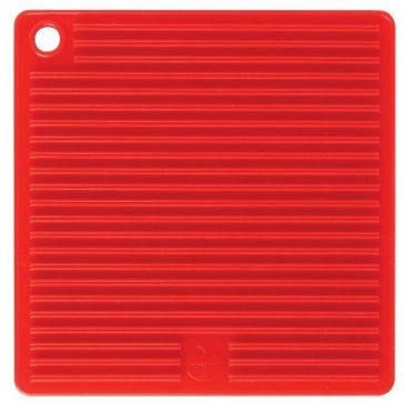 Manique carrée en silicone Rouge