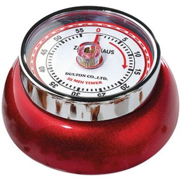Minuteur aimanté Rouge Métallique