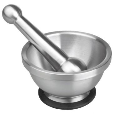Mortier avec pilon inox