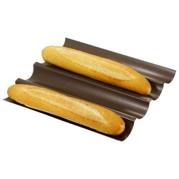 Moule 4 baguettes revêtu 38x32 cm