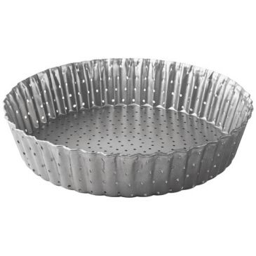 Moule à tarte haut cannelé perforé 24 cm - Delize