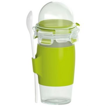 Mug à yaourt 0.45 L + cuillère - Clip & Go