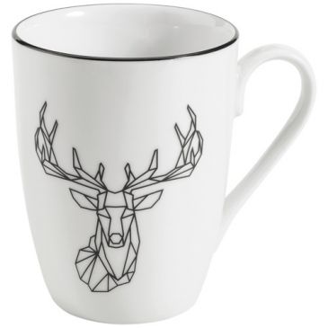 Mug déjeuner 31 cl Cerf - Origami