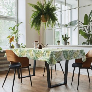Nappe ronde sans pvc rain forest 140 cm
