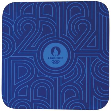 Pack 4 sous-verres Bleu - Paris 2024
