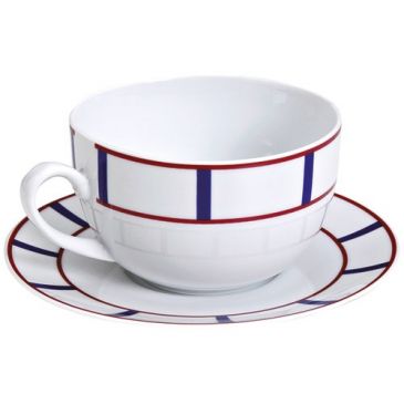 Paire-tasse jumbo 50 cl - Basque Bleu