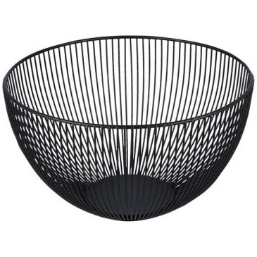 Panier métallique rond 25.5 cm Noir - Scala