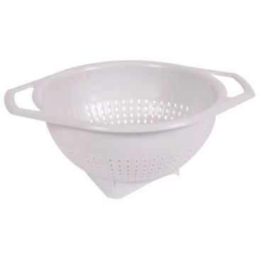 Passoire plastique à pied -  2.5L - blanc cérusé