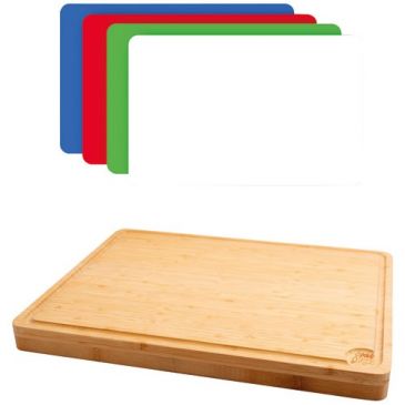 Planche à découper 40 x 30 cm + 4 inserts