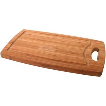 Planche à découper en bambou 35,5 x 21 x 1,8 cm avec poignée