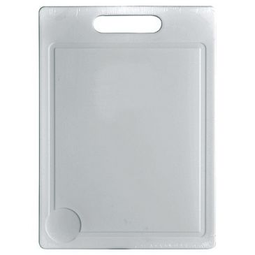Planche à découper 35 x 25 cm - plastique - blanc