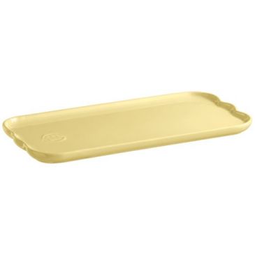 Plat à cake 31.5 x 15 cm Jaune Vanille - Madeleine
