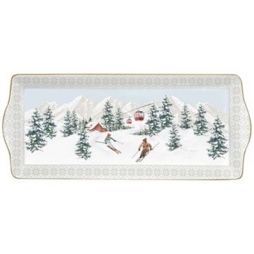 Plat à cake 35 x 15 cm - Chalet