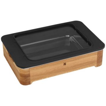 Plat a four 36 x 26 x 8cm + support chêne - Fusiontec