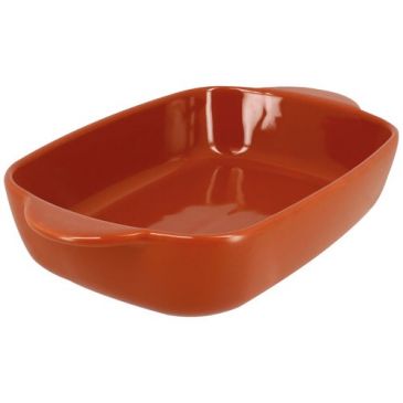 Plat à four rectangulaire 27 x 16.5 cm Terracotta - Octave