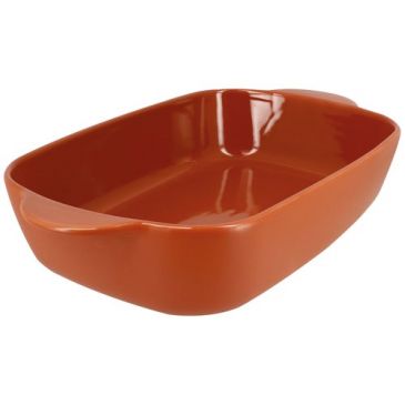 Plat à four rectangulaire 38 x 23 cm Terracotta - Octave