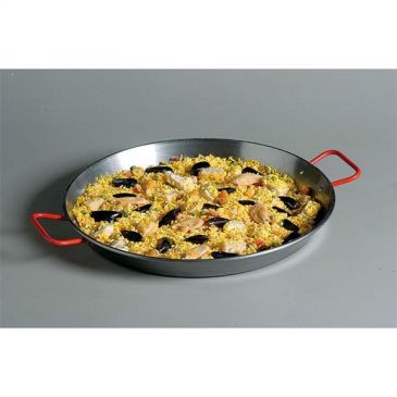 Plat à paëlla Acier Poli 60 cm