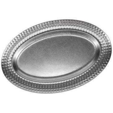 Plat à servir ovale 41 x 26,5 cm Argent Antique - Serve