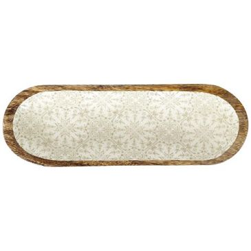 Plat de service 31 cm Manguier Faïence - Hygge - HOME DECO FACTORY