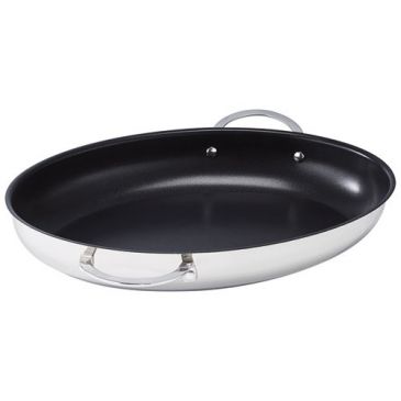 Poêle à poisson ovale 37.5 cm