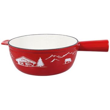 Poêlon à fondue 24 cm Rouge - Montagne