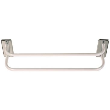 Porte-serviette - 2 barres - fixation murale - L : 50 cm - P : 12 cm - H : 