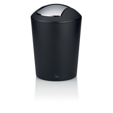 Poubelle 1,7 L Noire - Marta 