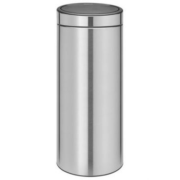 Poubelle 30 L Matt Steel - Touch Bin