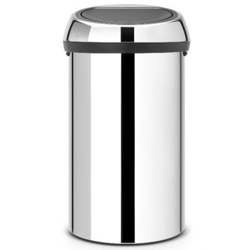 Poubelle 60 L Brillant Steel - Touch Bin
