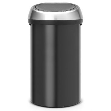 Poubelle 60 L Matt Black - Touch Bin