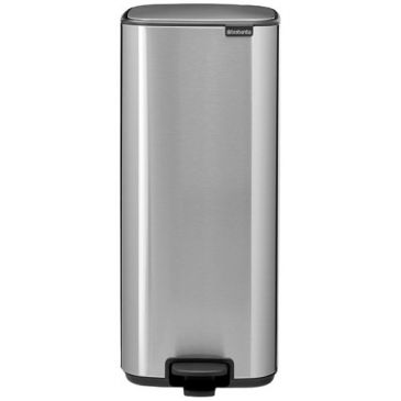 Poubelle à pédale 30 L Matt Steel - Bo