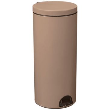 Poubelle à pédale 30 L Moka - Élora