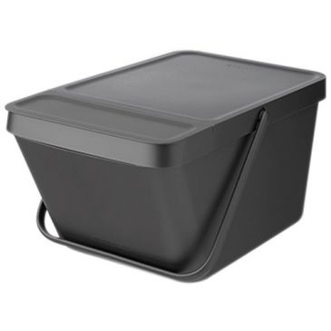 Poubelle empilable 20 L Dark Grey - Sort & Go
