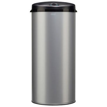 Poubelle Sensitive - Gris métal 45 L