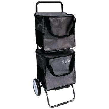Poussette Modulobag 2 sacs amovibles, couleur anthracite.