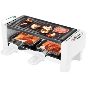 Raclette 2 personnes Blanche - Meuuuh...! - 8614
