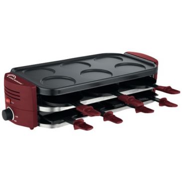 Raclette / Crêpes / Pizza 8 personnes Piment - Fun Party - 8952
