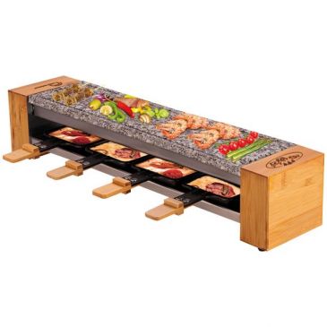 Raclette / Pierre 4 personnes Bois - Meuuuh...! - 8619