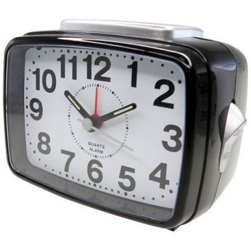 Réveil à quartz silencieux lumière + bip crescendo