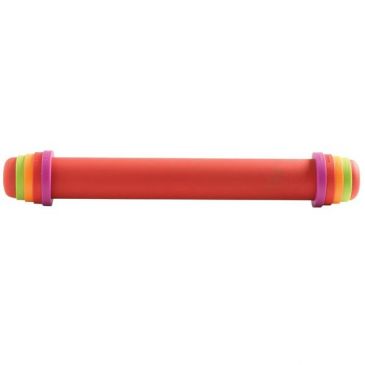 Rouleau à pâtisserie ajustable Rouge