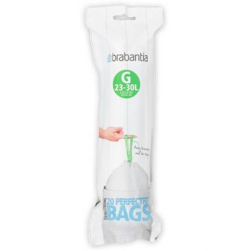 Rouleau 20 sacs poubelle Code G - 23/30 L - Perfect Fit