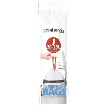 Rouleau 20 sacs poubelle Code J - 20/25 L - Perfect Fit
