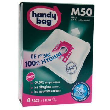 Sac aspirateur handy bag non tissé x4 miele m50