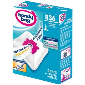 Sac aspirateur handy bag non tissé x4 rowenta r36